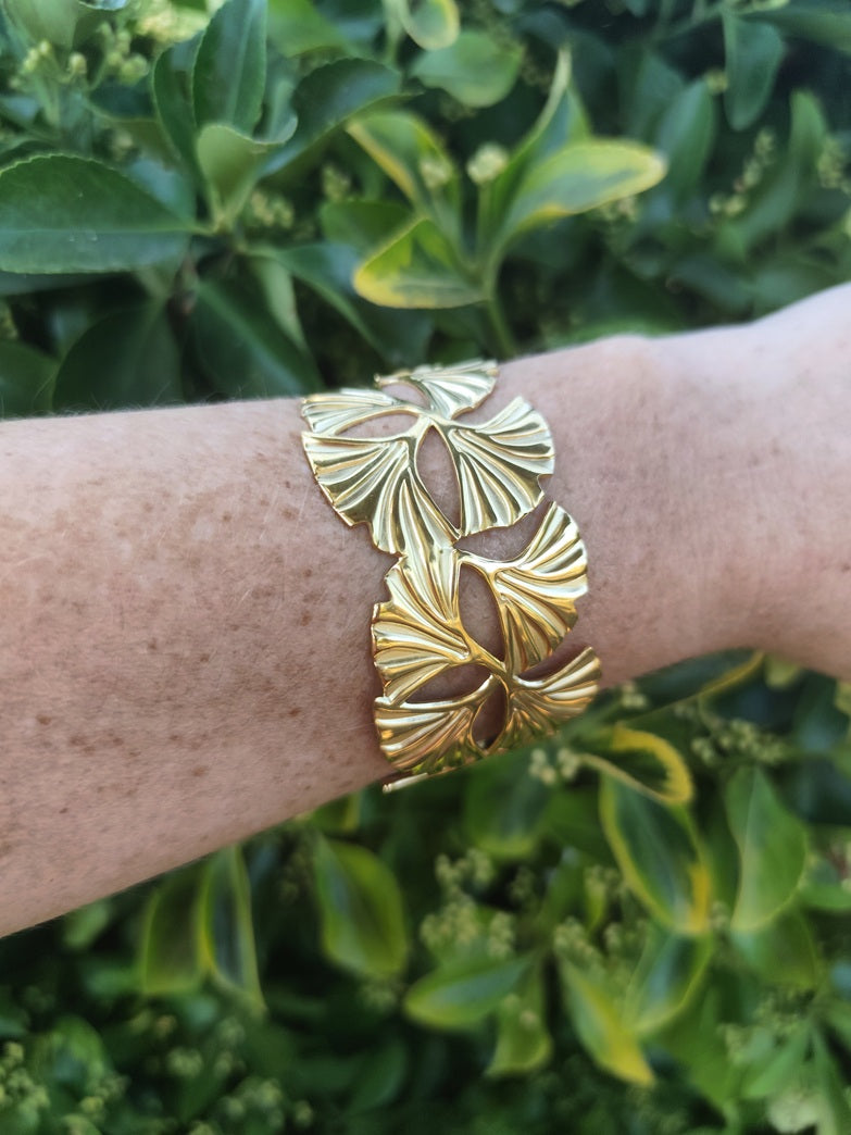 Bracelet manchette Flora
