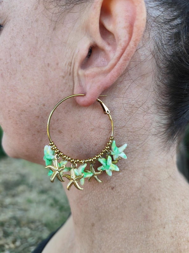 Boucles d'oreilles Océanie
