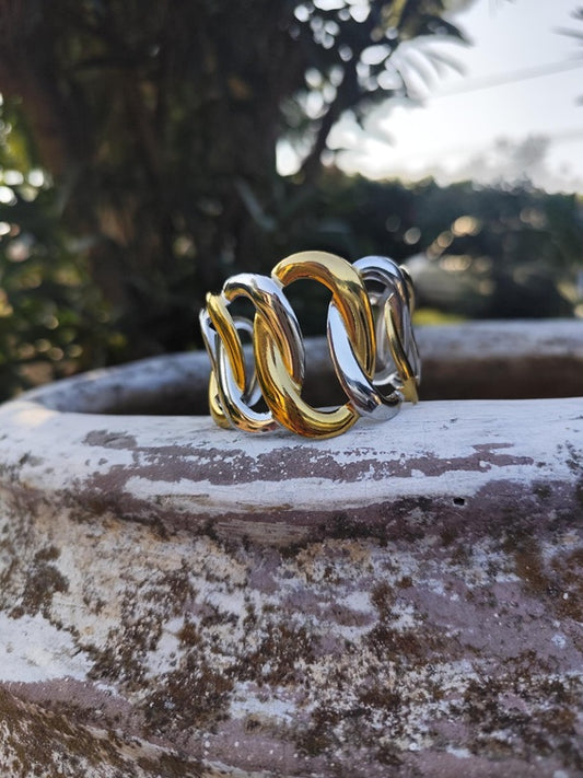 Bracelet manchette Cléophée